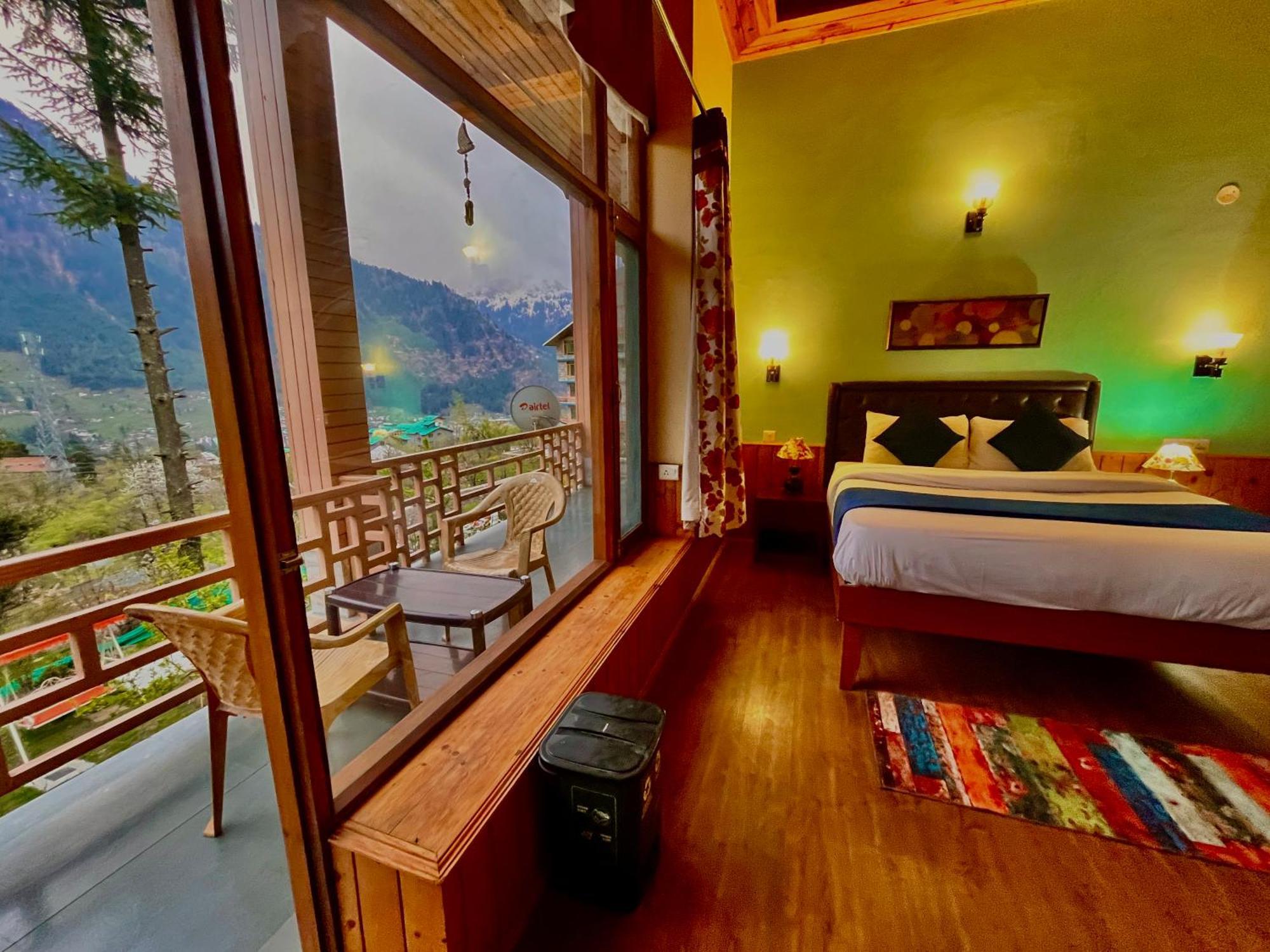 The Manu Emerald # Farmhouse # Top Selling Cottage In Manali # Peaceful Heritage Cozy Stay # Lawn With Bonfire # Most Awarded Luaran gambar