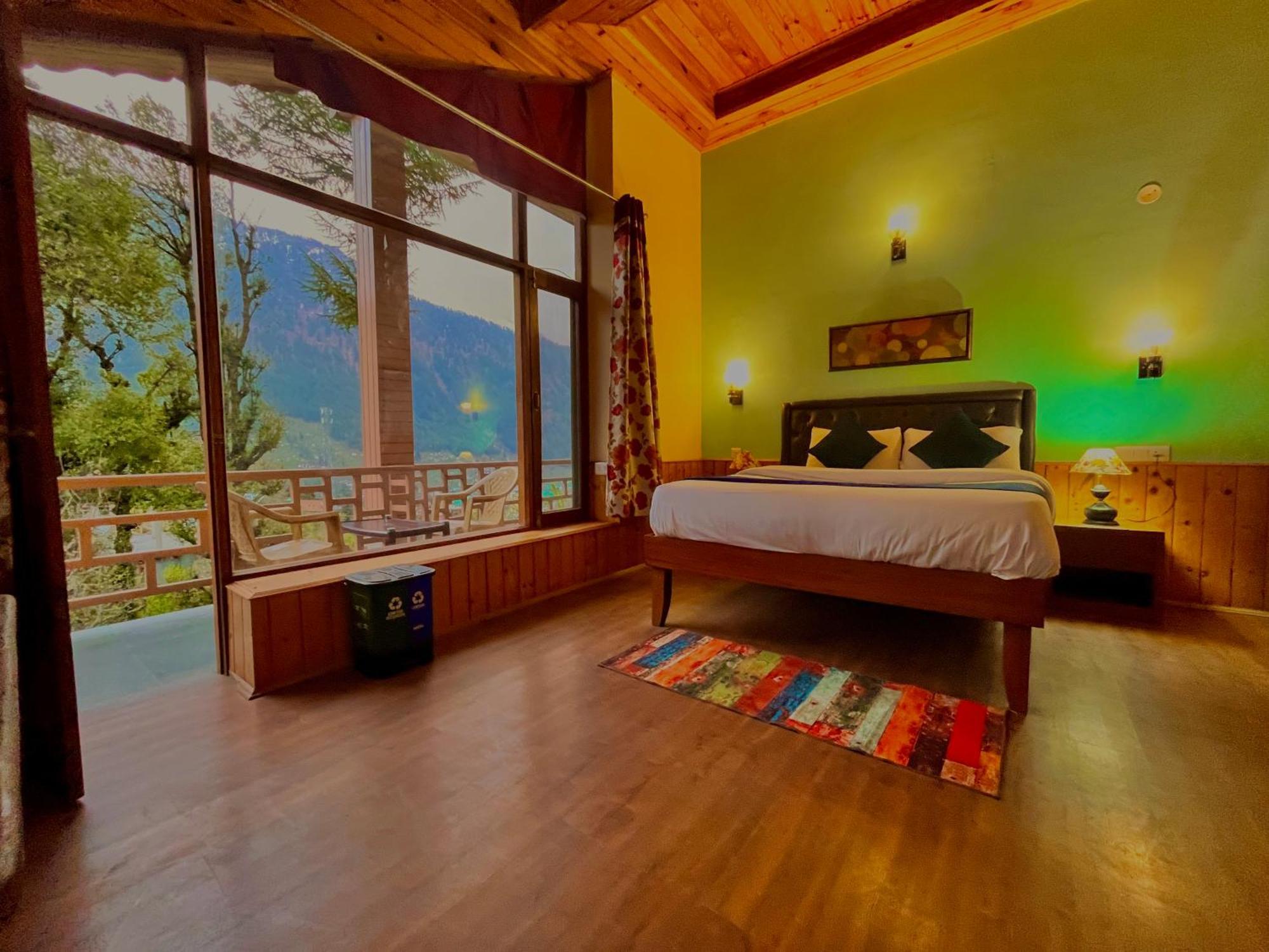 The Manu Emerald # Farmhouse # Top Selling Cottage In Manali # Peaceful Heritage Cozy Stay # Lawn With Bonfire # Most Awarded Luaran gambar