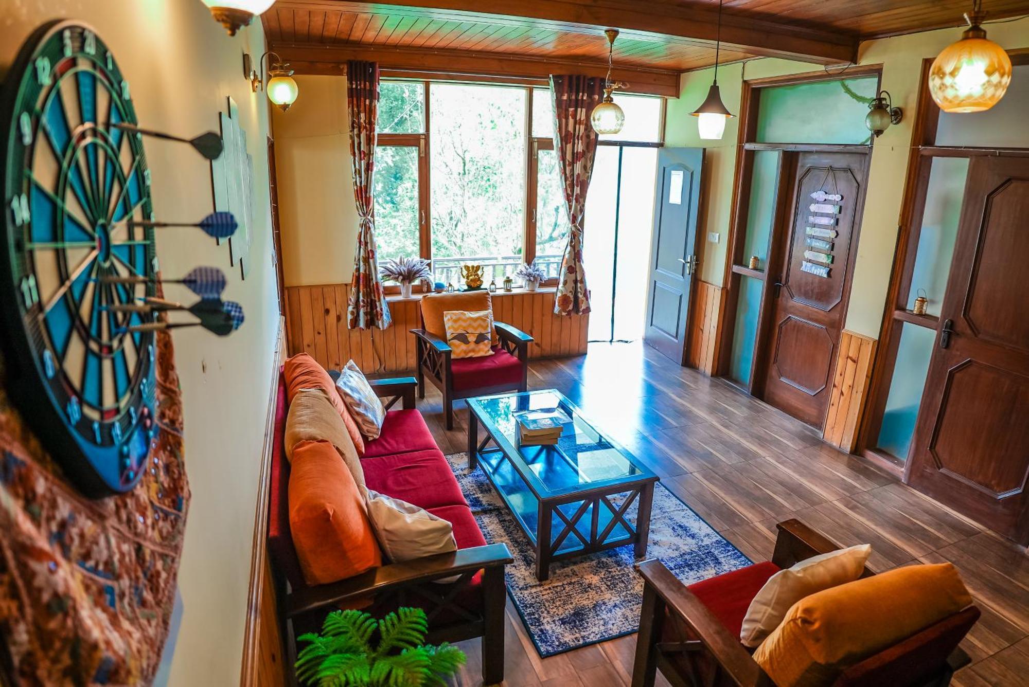 The Manu Emerald # Farmhouse # Top Selling Cottage In Manali # Peaceful Heritage Cozy Stay # Lawn With Bonfire # Most Awarded Luaran gambar