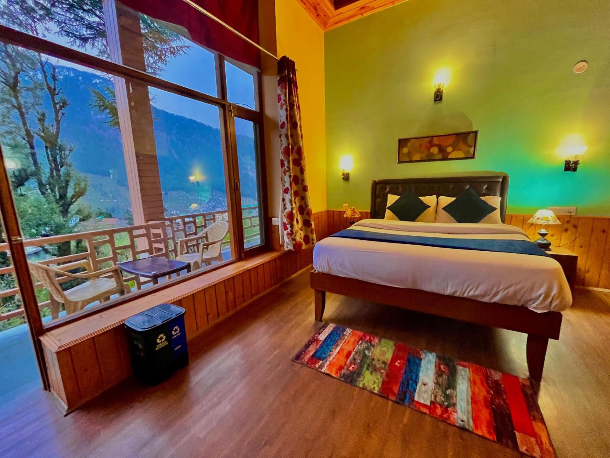 The Manu Emerald # Farmhouse # Top Selling Cottage In Manali # Peaceful Heritage Cozy Stay # Lawn With Bonfire # Most Awarded Luaran gambar