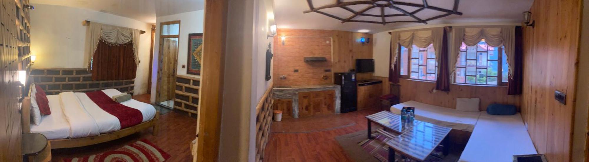 The Manu Emerald # Farmhouse # Top Selling Cottage In Manali # Peaceful Heritage Cozy Stay # Lawn With Bonfire # Most Awarded Luaran gambar