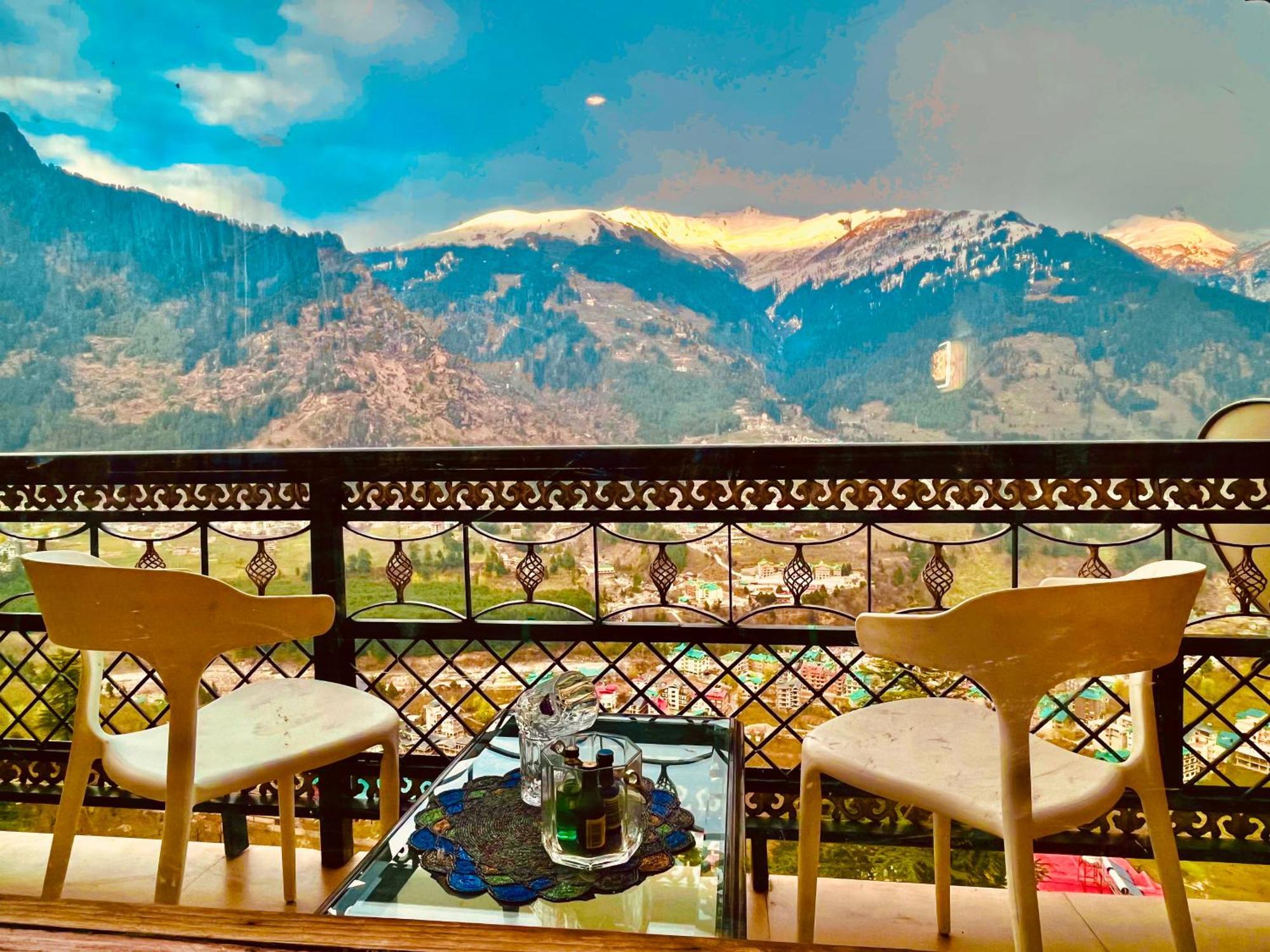 The Manu Emerald # Farmhouse # Top Selling Cottage In Manali # Peaceful Heritage Cozy Stay # Lawn With Bonfire # Most Awarded Luaran gambar